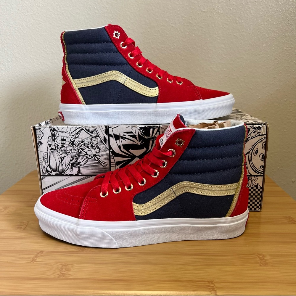 Vans x Marvel “Captain Marvel” Sk8-hi - Women’s 8
